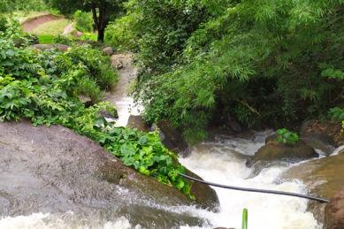 A Resort Adjacent to a Waterfall in Araku
